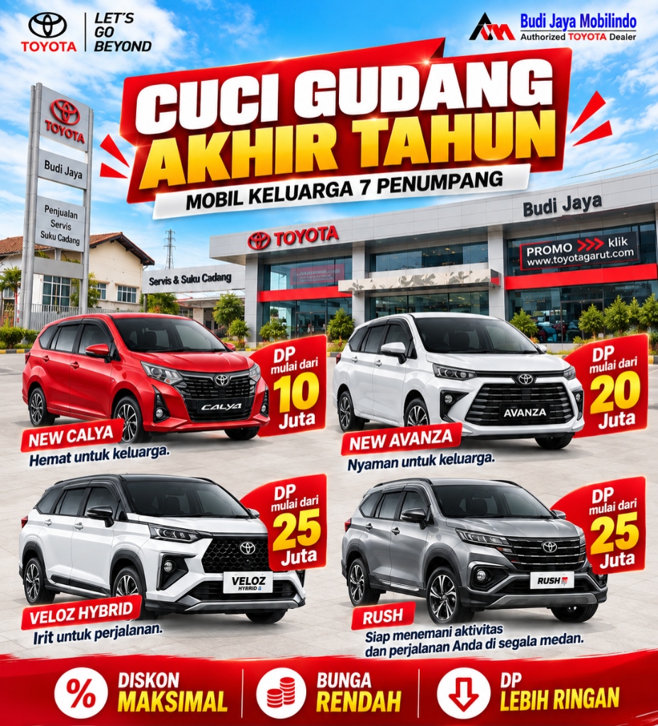 Brosur Resmi Cuci Gudang Akhir Tahun Toyota